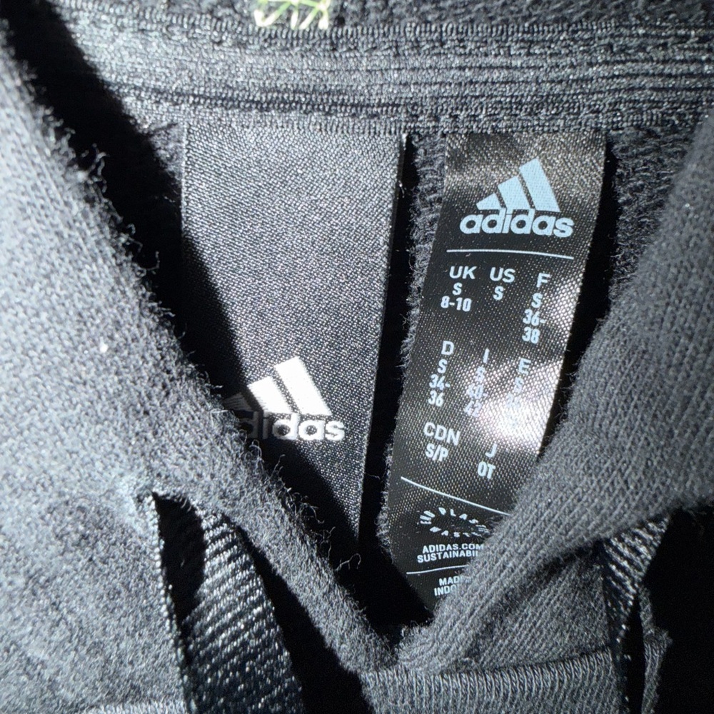 Adidas Women’s Black Pullover Hoodie - Picture 2 of 3